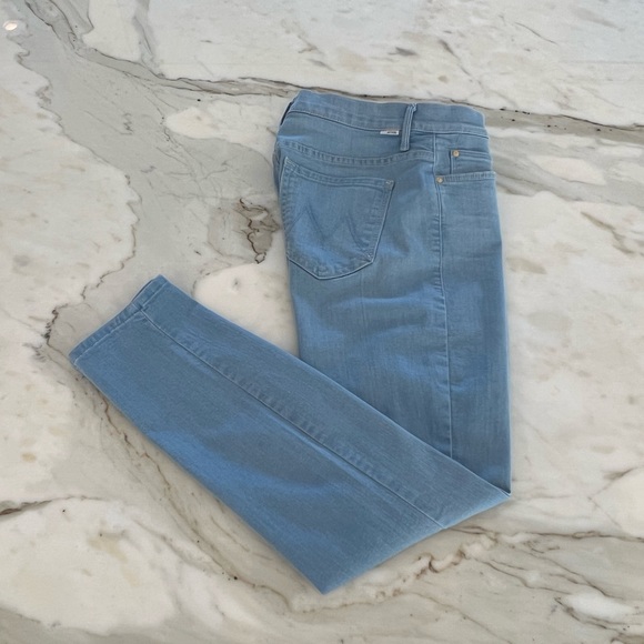 MOTHER THE MUSE ANKLE LIGHT BLUE HUSH JEANS STYLE 1042X-252 SIZE 27 NWOTS! - Picture 8 of 17